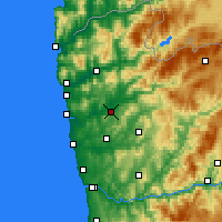 Nearby Forecast Locations - Braga - Map