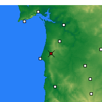 Nearby Forecast Locations - Santiago do Cacém - Map
