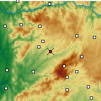 Nearby Forecast Locations - Mangualde - Map