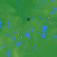 Nearby Forecast Locations - Daugavpils - Map