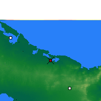 Nearby Forecast Locations - Puerto Padre - Map