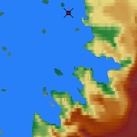 Nearby Forecast Locations - Vernadsky Research Base - Map