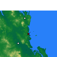 Nearby Forecast Locations - Yeppoon - Map