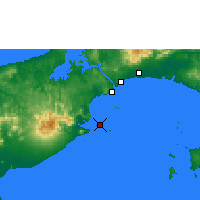 Nearby Forecast Locations - Punta Chame - Map